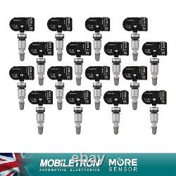 MOREsensor Compact TPMS Tyre Pressure BLANK Programmable Sensor 16 Pack Silver
