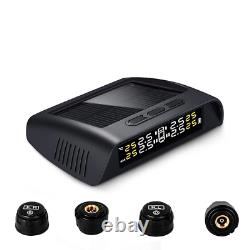 MZXDYCOS TPMS Tire Pressure Monitoring System Solar Power Charging with 6 TMPS