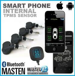 Masten TPMS Tyre Tire Pressure Monitor System Car Motorcycle for Android iOS