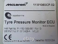 Mclaren Mp4 12-c Tyre Pressure Monitor Ecu / Control Unit 11m1060cp. 02