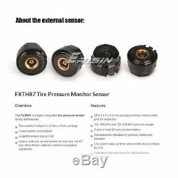 Monitoring Tire Pressure System 4 Sensor TPMS Tool for Android 8.0/9.1 Car Radio