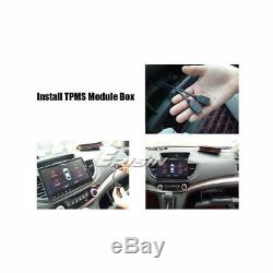 Monitoring Tire Pressure System 4 Sensor TPMS Tool for Android 8.0/9.1 Car Radio