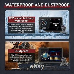 Motorcycle Gauge Tire Pressure Monitor Inclinometer Alarm Camcorders Tachometer
