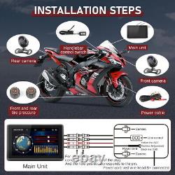 Motorcycle Gauge Tire Pressure Monitor Inclinometer Alarm Camcorders Tachometer