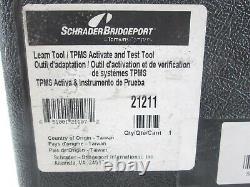 NEW Schrader TPMS Learn & Test Tool 21211 Activation & Diagnosis with Case