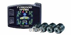 NEW TPVMS TD1800 Tyredog EXTERNAL Tyre Pressure Monitor System SEMA Global Award