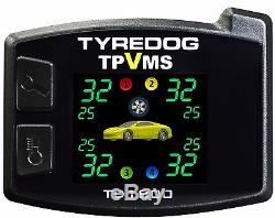 NEW TPVMS TD1800 Tyredog EXTERNAL Tyre Pressure Monitor System SEMA Global Award