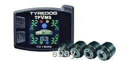 NEW TYREDOG TD1800-AX TPMS EXTERNAL 4-Tire Tyre Pressure Monitoring System