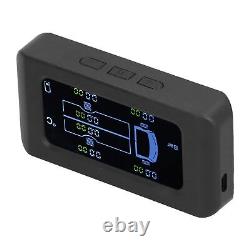 New Tire Pressure Monitor Solar USB Charging 0-8.5bar 122PSI Truck TPMS &6