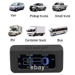 New Tire Pressure Monitor Solar USB Charging 0-8.5bar 122PSI Truck TPMS &6