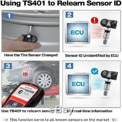 OBD2 TPMS Tool Car Wheel Tire Pressure Monitoring Sensor Activation Autel TS401
