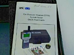OTC Tire Pressure Monitor 3833 System Tester + Software + Instructions