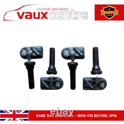 Oe Vauxhall Astra K Insignia B Tyre Pressure Sensor X4 New 39186445 Yq00956280