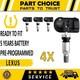 Pre-programmed Tpms Tyre Pressure Sensor For Lexus Ux (za10) 2019-2026