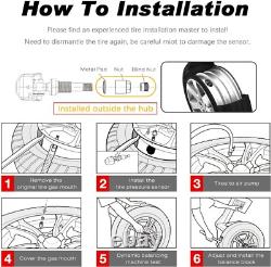 Pre-Coded Tpms Tyre Pressure Sensor For Ford Fiesta Focus Mondeo Kuga B, C -Max