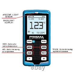 Prisma Electronics Digital Tyre Pressure Gauge and Pyrometer, K Type Tyre Probe