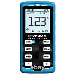 Prisma Electronics Digital Tyre Pyrometer/Logger with Probe Sensor