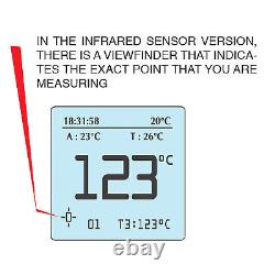 Prisma Electronics Digital Tyre Pyrometer and Logger Infrared Sensor