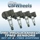 Programmable Tpms Universal Tyre Pressure Sensors 4 Pack Bmw Audi Mercedes Ford