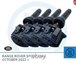 RANGE ROVER SPORT L461 TPMS tyre pressure rubber valve sensor x4 OE 10/2022