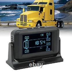 RV Tire Pressure Monitoring System 12 Wheel Tire Pressure Monitor 4 Alarm Modes