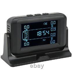 RV Tire Pressure Monitoring System 12 Wheel Tire Pressure Monitor 4 Alarm Modes