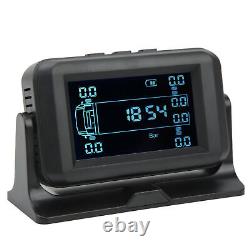 RV Tire Pressure Monitoring System 12 Wheel Tire Pressure Monitor 4 Alarm Modes