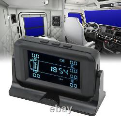 RV Tire Pressure Monitoring System 12 Wheel Tire Pressure Monitor 4 Alarm Modes