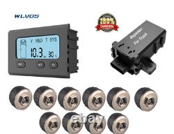 Real Time/24x7 Tire Pressure Monitoring System + 10 at Sensors+Booster Truck Car