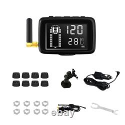 Real Time TPMS Tyre Pressure Monitor System For Truck RV Trailer With 8 Sensor