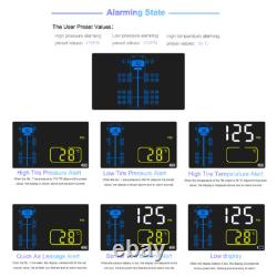 Real Time TPMS Tyre Pressure Monitor System For Truck RV Trailer With 8 Sensor