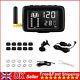 Real Time 10 External Sensors Tpms Tyre Pressure Monitor System For Car Truck Rv