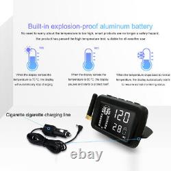 Real time 10 External Sensors TPMS Tyre Pressure Monitor System for Car Truck RV