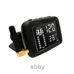 Real time 8 External Sensors TPMS Tyre Pressure Monitor System for Car Truck RV