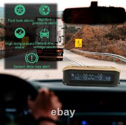 Rv/Trailer Tire Pressure Monitoring System M6 TPMS (0-199 PSI) 6 Sensors Champai