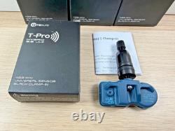 SET OF 4 T-PRO Hybrid 3.5 LITE Universal Sensor BLACK CLAMP IN TYR-S584 TYRESURE