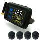 Sykik-tpms 4 Wheel Real Time Tire Pressure Monitoring System For, Rvs &trucks(4)