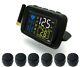 Sykik-tpms 6 Wheel Real Time Tire Pressure Monitoring System For, Rvs &trucks(6)