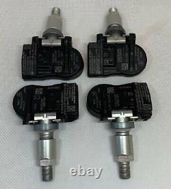 Set Of 4 Ford Mondeo Galaxy S-Max Tyre Pressure Sensors TPMS Valves 433MHz