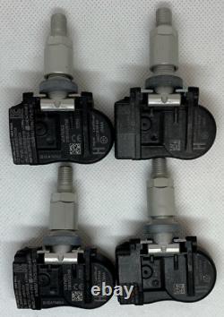 Set Of 4 Genuine Jaguar Xe TPMS Valve Tyre Pressure Sensors