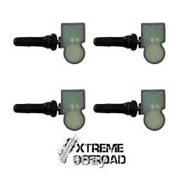 Set of 4 x Universal TPMS Tyre Pressure Valve Sensors For All Mini Vehicles