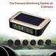 Solar Power Tpms Wireless Tire Pressure Monitoring System +6 Sensors Lcd For Rv