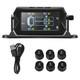 Solar Power Tire Pressure Monitoring System With 6 Tire Pressure Sensor 0-116psi