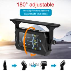 Solar Power Tire Pressure Monitoring System with 6 Tire Pressure Sensor 0-116PSI