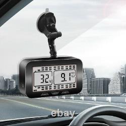 Solar TPMS LCD Tire Pressure Monitoring System Fits Trailer + 8 External Sensors