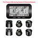 Solar Tpms Lcd Tire Pressure Monitoring System For Truck With 6 External Sensors
