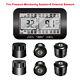 Solar Tpms Lcd Tire Pressure Monitoring System Fit Trailer With 8 External Sensors