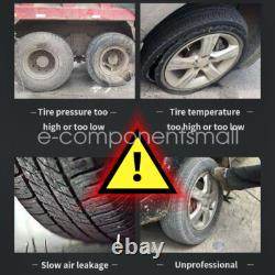 Solar TPMS Real Time Tire Pressure Monitoring System 12 External Sensor RV Truck