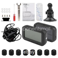 Solar TPMS Real Time Tire Pressure Monitoring System 8 External Sensors Caravan