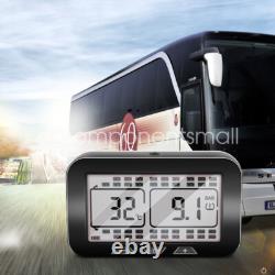 Solar TPMS Real Time Tire Pressure Monitoring System 8 External Sensors Caravan